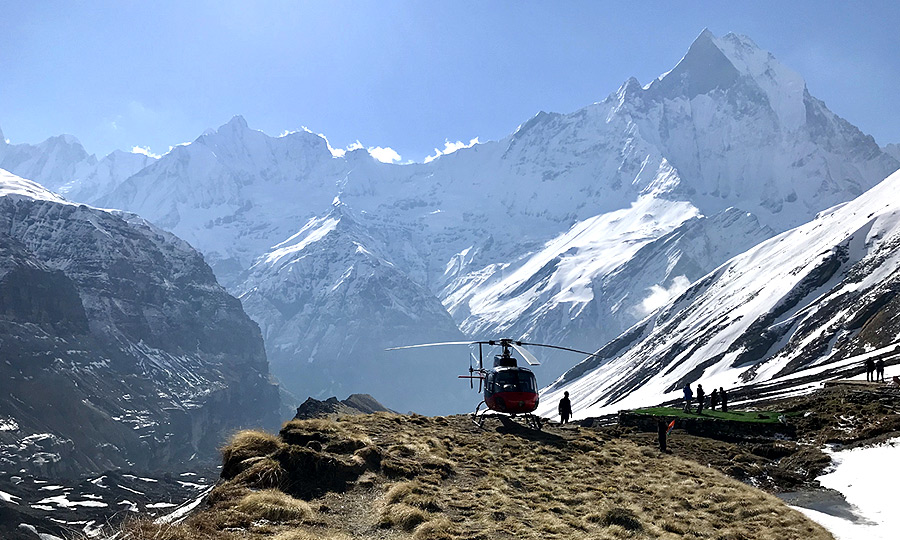 Annapurna Base Camp Helicopter trek