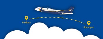 Flights start between Bharatpur (Chitwan) and Pokhara