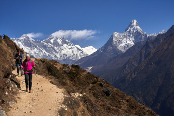 Mt. Lhotse and Mt. Ama Dablam
