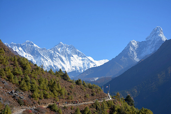 Mt. Lhotse & Mt. Ama Dablam