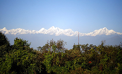 Mountain view from Dhulikhel
