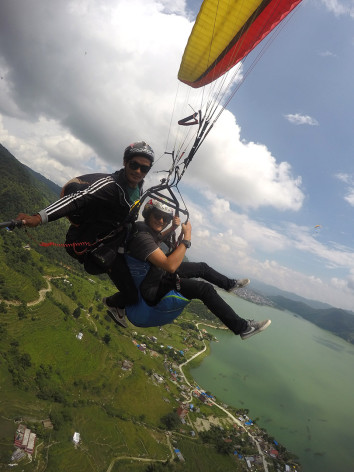 Paragliding in Nepal