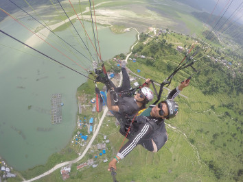 Paragliding in Nepal