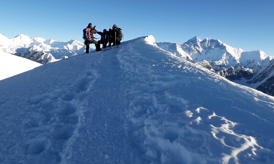 Mera Peak and Island Peak climbing over Amphu Lapcha Pass