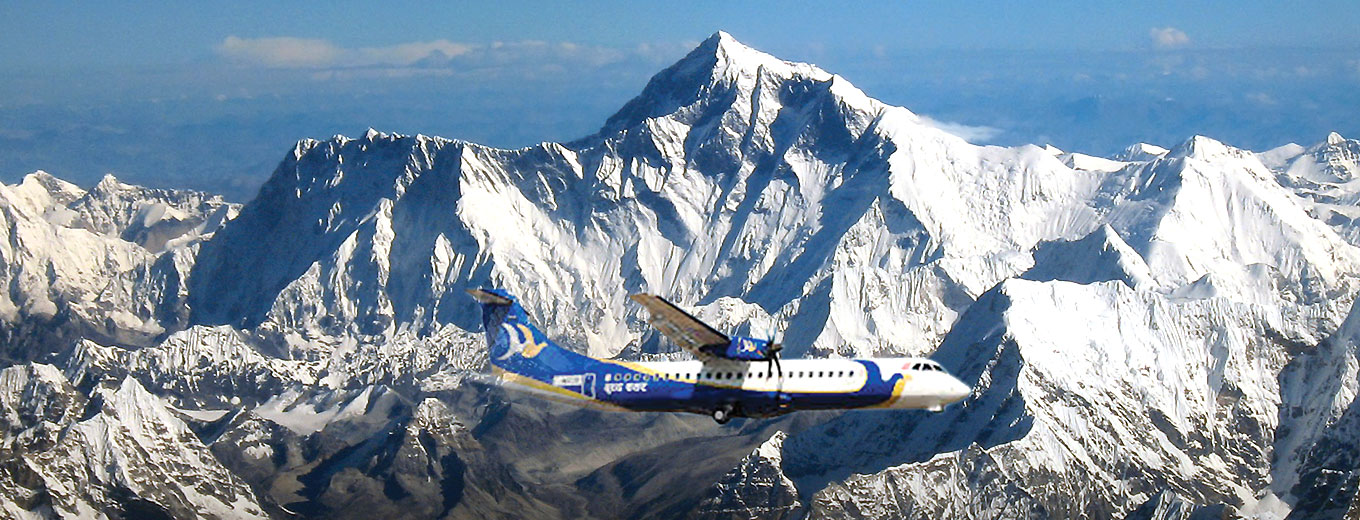 Mountain Flight in Nepal