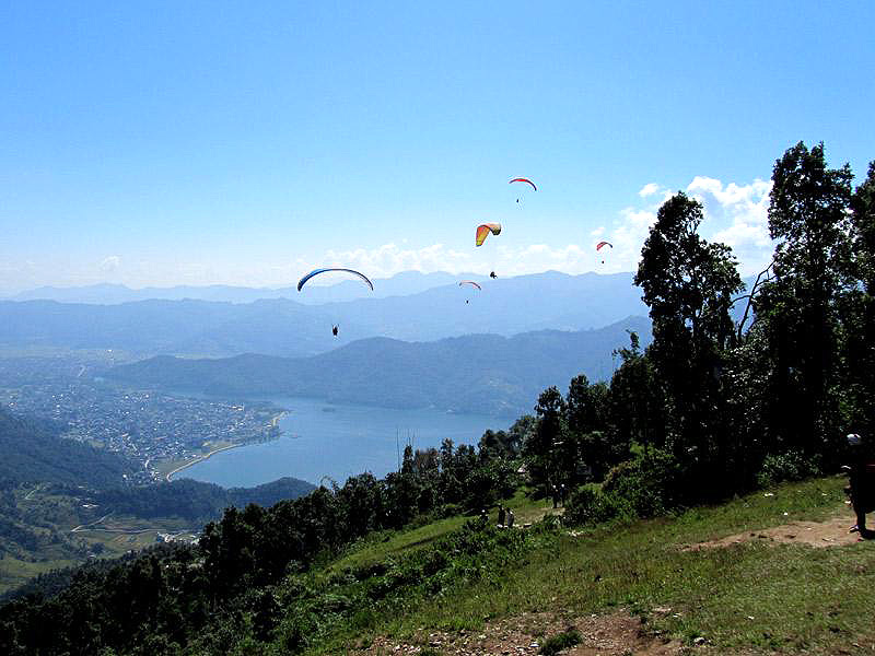 Paragliding in Nepal