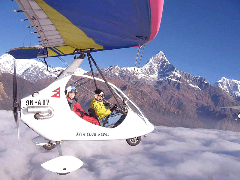 Ultra Light Flight in Pokhara